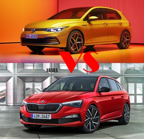 Volkswagen Golf 8 vs Skoda Scala! Hangisi Daha İyi?